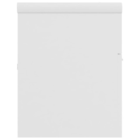 SZAFKA Z WBUDOWANĄ UMYWALKĄ BIAŁA 100X38,5X46CM