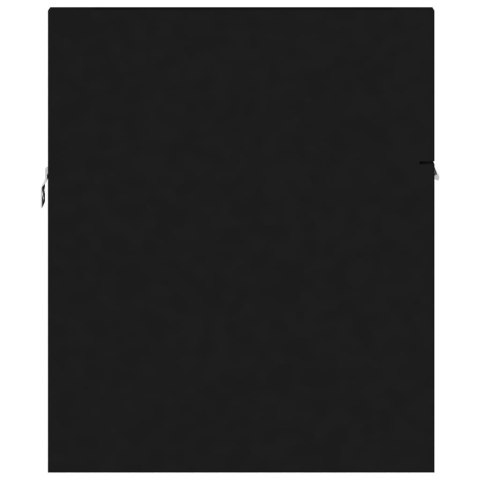 SZAFKA Z WBUDOWANĄ UMYWALKĄ CZARNA