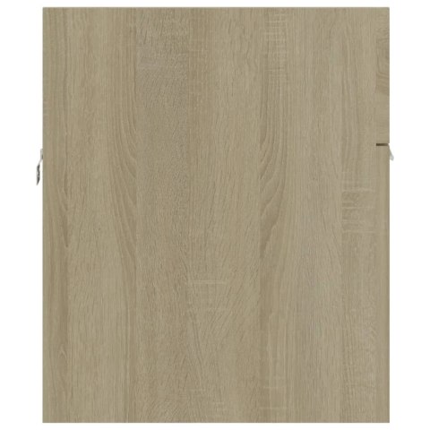 SZAFKA Z WBUDOWANĄ UMYWALKĄ DĄB SONOMA