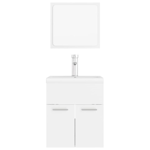 ZESTAW MEBLI ŁAZIENKOWYCH BIAŁY