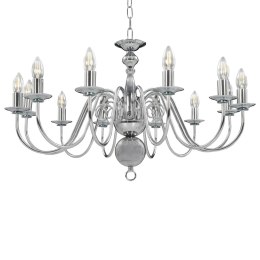 ŻYRANDOL SREBRNY 12 ŻARÓWEK E14