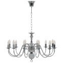 ŻYRANDOL SREBRNY 12 ŻARÓWEK E14