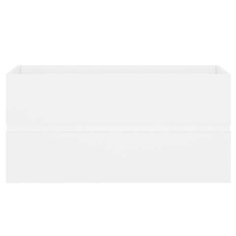 SZAFKA Z WBUDOWANĄ UMYWALKĄ BIAŁA