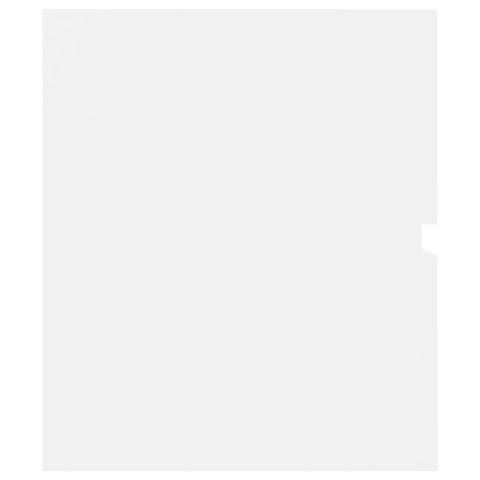 SZAFKA Z WBUDOWANĄ UMYWALKĄ BIAŁA