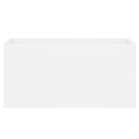 SZAFKA Z WBUDOWANĄ UMYWALKĄ BIAŁA