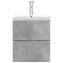 2-CZĘŚCIOWY ZESTAW MEBLI ŁAZIENKOWYCH SZAROŚĆ BETONU