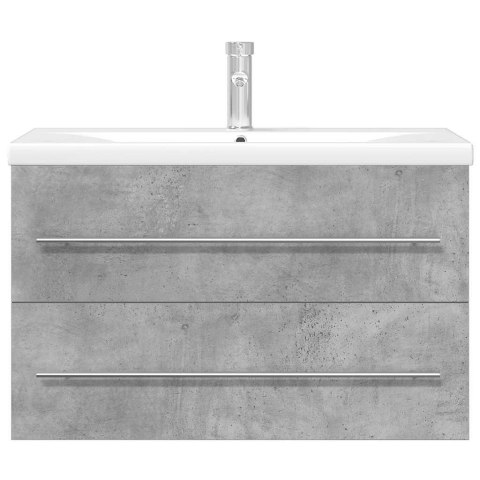 2-CZĘŚCIOWY ZESTAW MEBLI ŁAZIENKOWYCH SZAROŚĆ BETONU