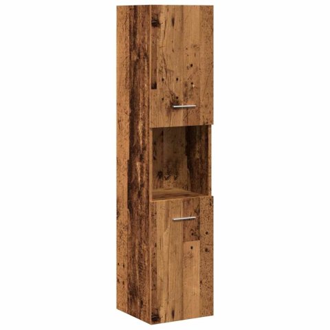 5-CZĘŚCIOWY ZESTAW MEBLI ŁAZIENKOWYCH STARE DREWNO