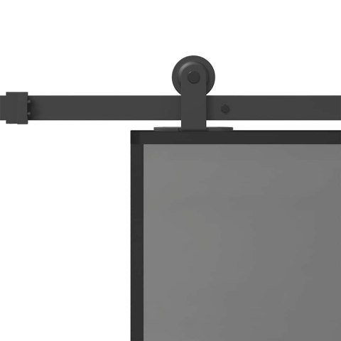 DRZWI PRZESUWNE Z ZESTAWEM OKUĆ SZKŁO HARTOWANE I ALUMINIUM