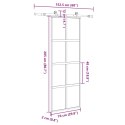 DRZWI PRZESUWNE Z ZESTAWEM OKUĆ SZKŁO HARTOWANE I ALUMINIUM