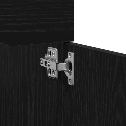 SZAFKA UMYWALKOWA Z DRZWIAMI CZARNY DĄB 80X38.5X46CM