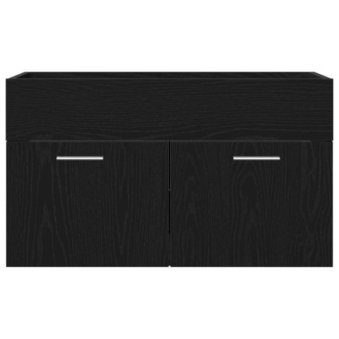 SZAFKA UMYWALKOWA Z DRZWIAMI CZARNY DĄB 90X38.5X46CM