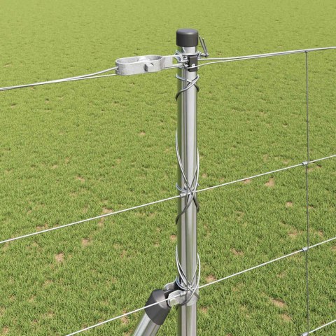 OGRODZENIE PASTWISKOWE SREBRNY 25X1.6M STAL GALWANIZOWANA