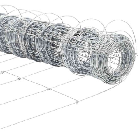 OGRODZENIE PASTWISKOWE SREBRNY 25X1.6M STAL GALWANIZOWANA