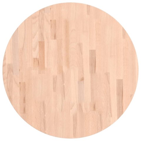 BLAT DO STOŁU Ø70X1,5CM OKRĄGŁY LITE DREWNO BUKOWE