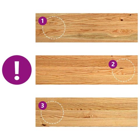 PARAPETY 2 SZT. JASNOBRĄZOWY 70X20X2CM LITE DREWNO DĘBOWE