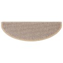 SAMOPRZYLEPNE NAKŁADKI NA SCHODY 15 SZT. 65X21X4CM BEŻOWE