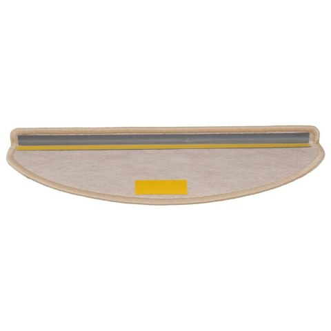 SAMOPRZYLEPNE NAKŁADKI NA SCHODY 15 SZT. 65X21X4CM BEŻOWE
