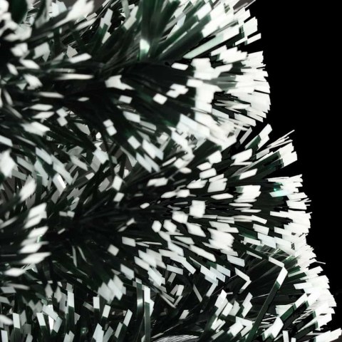 SZTUCZNA CHOINKA Z LAMPKAMI I STOJAKIEM 240CM WŁÓKNO OPTYCZNE