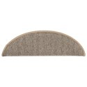 MATY NA SCHODY 15 SZT. 56X17X3CM BRĄZOWE PÓŁOKRĄGŁE