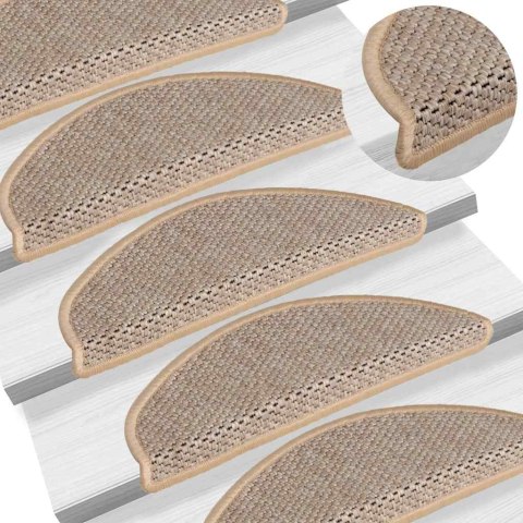 MATY NA SCHODY SAMOPRZYLEPNE SIZAL-LOOK 30 SZT. 65X21X4CM