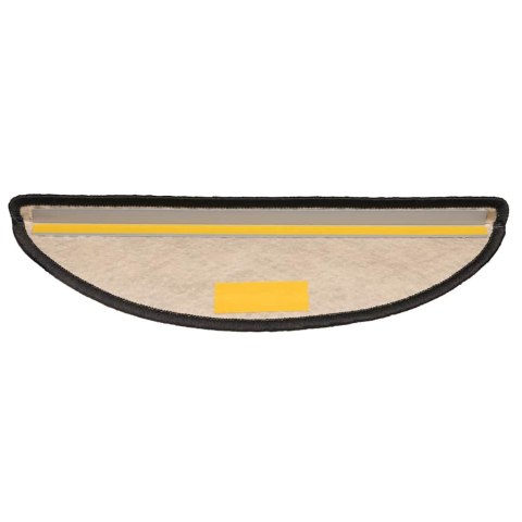 SAMOPRZYLEPNE NAKŁADKI NA SCHODY 15 SZT. 56X17X3CM ANTRACYT
