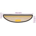 SAMOPRZYLEPNE NAKŁADKI NA SCHODY 15 SZT. 56X17X3CM ANTRACYT