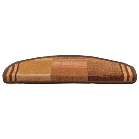 VidaXL Samoprzylepne nakładki na schody, 5 szt., 65x21x4 cm, brązowe