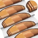 VidaXL Samoprzylepne nakładki na schody, 5 szt., 65x21x4 cm, brązowe