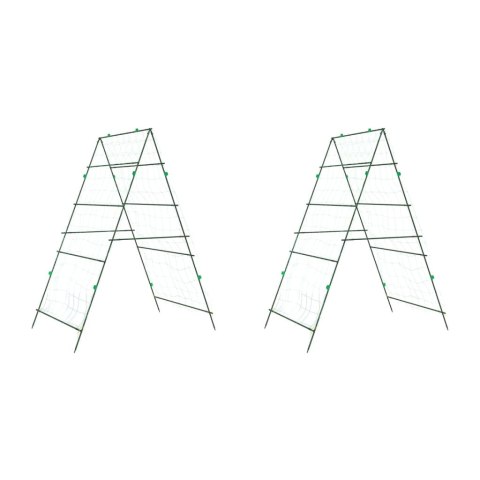 KRATKI OGRODOWE DO PNĄCZY KSZTAŁT LITERY A 2 SZT. STAL