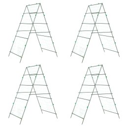 KRATKI OGRODOWE DO PNĄCZY KSZTAŁT LITERY A 4 SZT. STAL