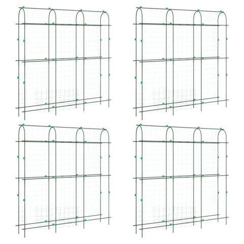 KRATKI OGRODOWE DO PNĄCZY RAMA W KSZTAŁCIE U 4 SZT. STAL