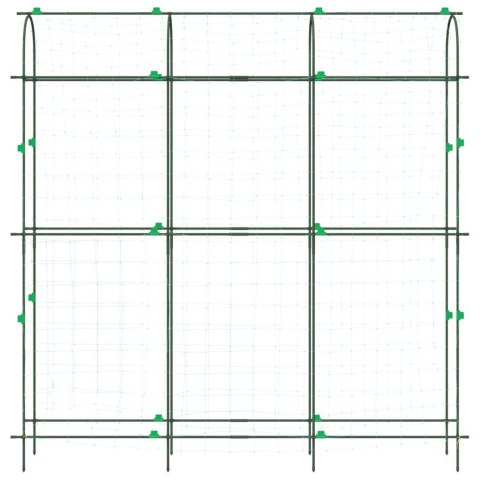 KRATKI OGRODOWE DO PNĄCZY RAMY W KSZTAŁCIE U 3 SZT. STAL