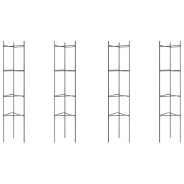 VidaXL Podpórki do pomidorów, 4 szt., 154 cm, stal i PP
