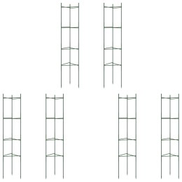 VidaXL Podpórki do pomidorów, 6 szt., 154 cm, stal i PP