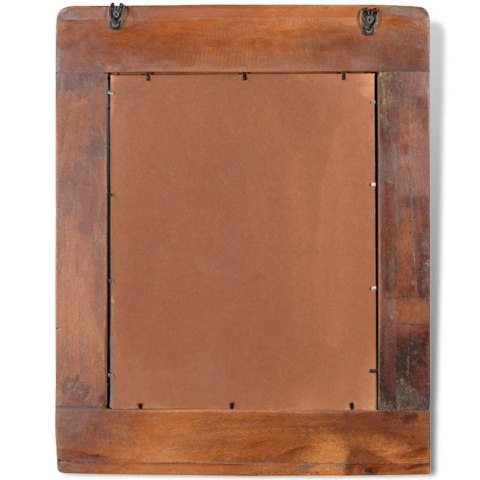 ZESTAW MEBLI ŁAZIENKOWYCH Z DREWNA ODZYSKANEGO LUSTRO I SZAFKA