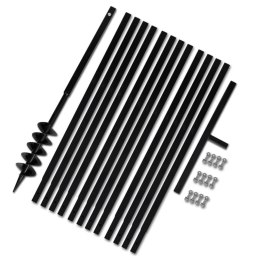 ŚWIDER GLEBOWY Z UCHWYTEM 100MM Z RURĄ PRZEDŁUŻAJĄCĄ 13M STAL