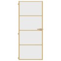 DRZWI WEWNĘTRZNE ZŁOTE 83X201,5CM SZKŁO I ALUMINIUM