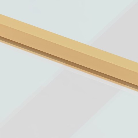 DRZWI WEWNĘTRZNE ZŁOTE 83X201,5CM SZKŁO I ALUMINIUM