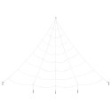 VidaXL Pająk 4 pcs Czarny i biały 150 cm Poliester