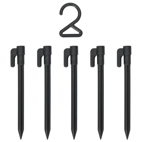 VidaXL Pająk 4 pcs Czarny i biały 150 cm Poliester