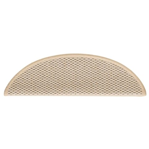 VidaXL Samoprzylepne nakładki na schody, 15 szt., 56x17x3 cm, berber