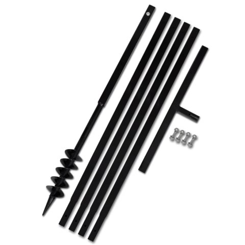 ŚWIDER GLEBOWY Z UCHWYTEM 80 MM PRZEDŁUŻANY 5 M STAL