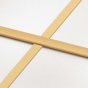 DRZWI PRZESUWNE ZŁOTE 76X205CM MROŻONE SZKŁO ESG ALUMINIUM