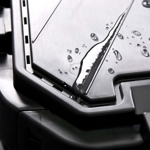 KOMPOSTOWNIK OGRODOWY CZARNY 93,3X93,3X80CM 480 L