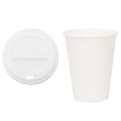 PAPIEROWE KUBKI Z POKRYWKAMI 1000 SZT. 12OZ 300ML