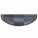 PRZYLEPNE NAKŁADKI NA SCHODY 15 SZT. CZARNO-SZARE 65X21X4CM