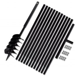 ŚWIDER GLEBOWY Z UCHWYTEM 150MM Z RURĄ PRZEDŁUŻAJĄCĄ 13M STAL