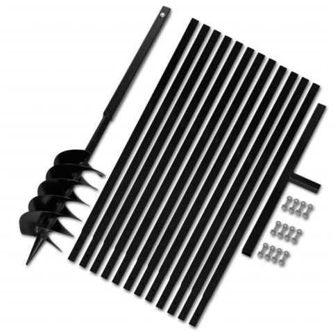 ŚWIDER GLEBOWY Z UCHWYTEM 150MM Z RURĄ PRZEDŁUŻAJĄCĄ 13M STAL