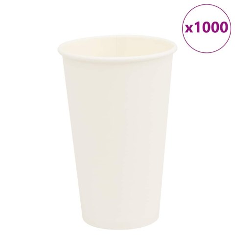 PAPIEROWE KUBKI 1000 SZT. 16OZ 400ML BIAŁY